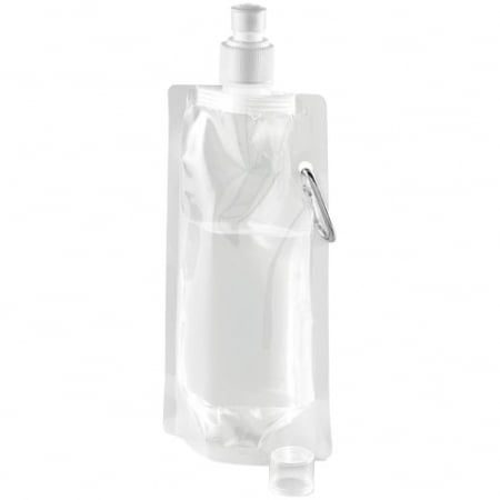 Складная бутылка HandHeld, белая купить с нанесением логотипа оптом на заказ в интернет-магазине Санкт-Петербург
