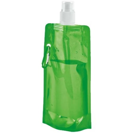 Складная бутылка HandHeld, зеленая купить с нанесением логотипа оптом на заказ в интернет-магазине Санкт-Петербург