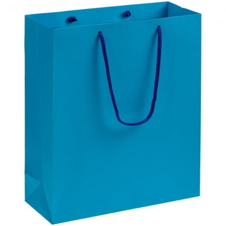 Пакет Wide, голубой купить с нанесением логотипа оптом на заказ в интернет-магазине Санкт-Петербург