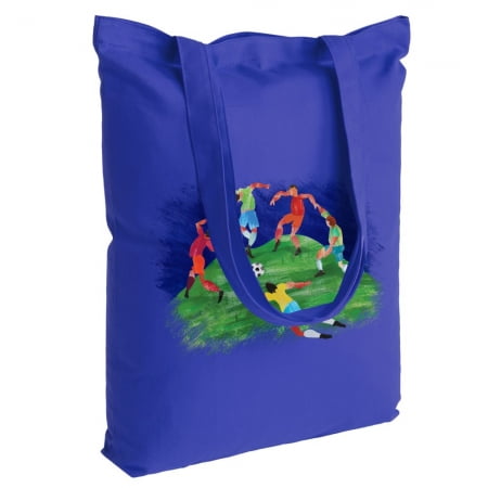 Холщовая сумка «Футбол via Матисс» купить с нанесением логотипа оптом на заказ в интернет-магазине Санкт-Петербург