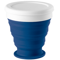 Складной стакан Astrada, синий купить с нанесением логотипа оптом на заказ в интернет-магазине Санкт-Петербург
