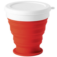 Складной стакан Astrada, красный купить с нанесением логотипа оптом на заказ в интернет-магазине Санкт-Петербург