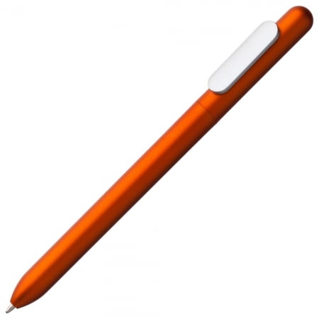 Ручка шариковая Slider Silver, оранжевая купить с нанесением логотипа оптом на заказ в интернет-магазине Санкт-Петербург