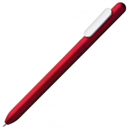 Ручка шариковая Slider Silver, красная купить с нанесением логотипа оптом на заказ в интернет-магазине Санкт-Петербург