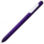 Ручка шариковая Slider Silver, фиолетовая