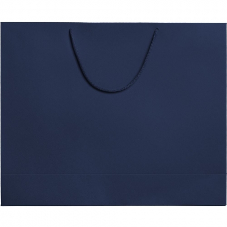Пакет Ample L, синий, уценка купить с нанесением логотипа оптом на заказ в интернет-магазине Санкт-Петербург