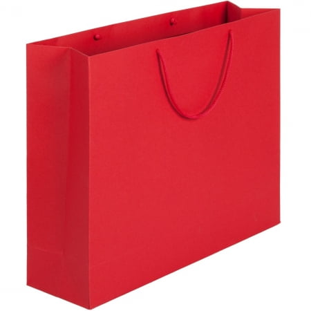 Пакет Ample L, красный купить с нанесением логотипа оптом на заказ в интернет-магазине Санкт-Петербург