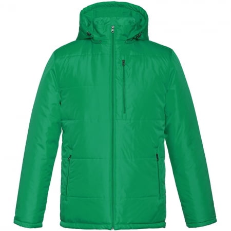 Куртка Unit Tulun, зеленая купить с нанесением логотипа оптом на заказ в интернет-магазине Санкт-Петербург