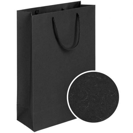 Пакет Eco Style, черный купить с нанесением логотипа оптом на заказ в интернет-магазине Санкт-Петербург