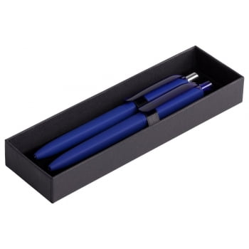 Набор Prodir DS8: ручка и карандаш, синий купить с нанесением логотипа оптом на заказ в интернет-магазине Санкт-Петербург