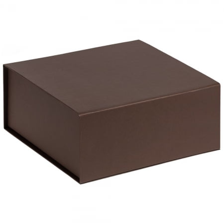 Коробка Amaze, коричневая купить с нанесением логотипа оптом на заказ в интернет-магазине Санкт-Петербург