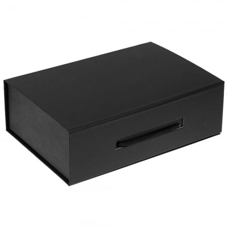Коробка Matter, черная купить с нанесением логотипа оптом на заказ в интернет-магазине Санкт-Петербург