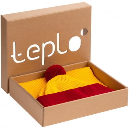 Набор Snappy, желтый с красным купить с нанесением логотипа оптом на заказ в интернет-магазине Санкт-Петербург