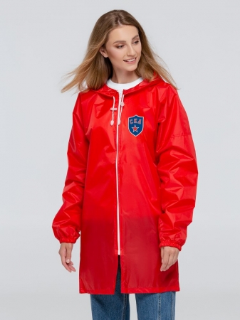 Дождевик «СКА», красный купить с нанесением логотипа оптом на заказ в интернет-магазине Санкт-Петербург