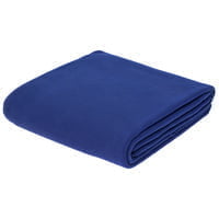 Флисовый плед Warm&Peace XL, ярко-синий купить с нанесением логотипа оптом на заказ в интернет-магазине Санкт-Петербург