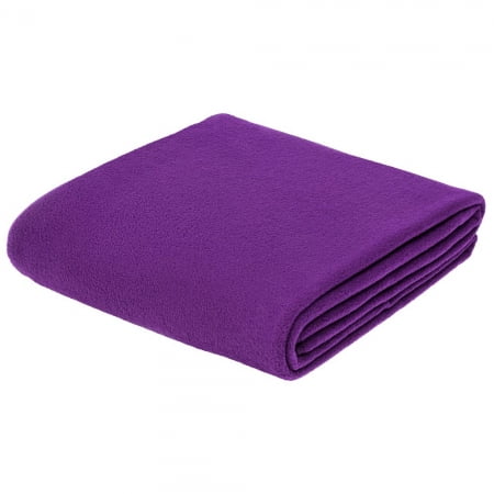 Флисовый плед Warm&Peace, фиолетовый купить с нанесением логотипа оптом на заказ в интернет-магазине Санкт-Петербург