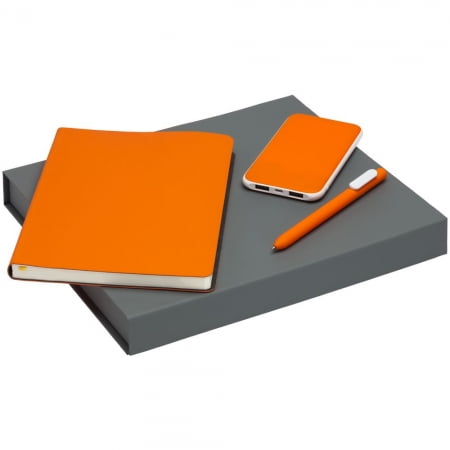 Набор Flex Shall, оранжевый купить с нанесением логотипа оптом на заказ в интернет-магазине Санкт-Петербург