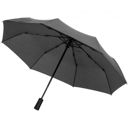 Складной зонт rainVestment, светло-серый меланж купить с нанесением логотипа оптом на заказ в интернет-магазине Санкт-Петербург