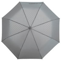Зонт складной Hard Work, серый купить с нанесением логотипа оптом на заказ в интернет-магазине Санкт-Петербург