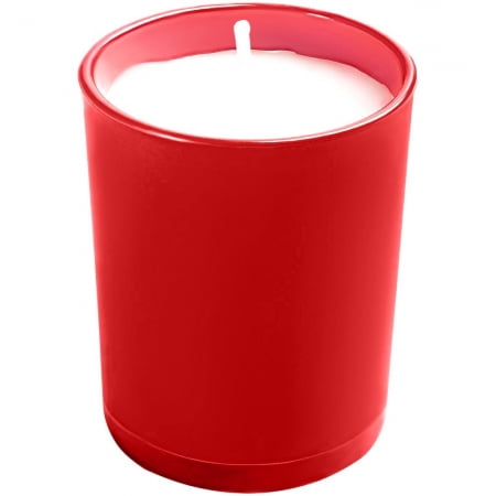 Свеча Glimmy, красная купить с нанесением логотипа оптом на заказ в интернет-магазине Санкт-Петербург