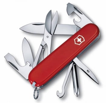 Офицерский нож Super Tinker 91, красный купить с нанесением логотипа оптом на заказ в интернет-магазине Санкт-Петербург