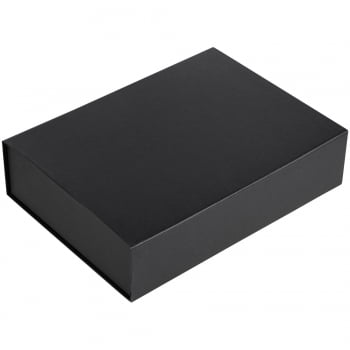 Коробка Koffer, черная купить с нанесением логотипа оптом на заказ в интернет-магазине Санкт-Петербург