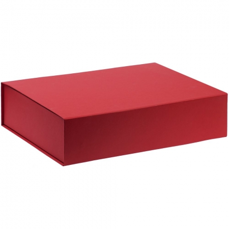 Коробка Koffer, красная купить с нанесением логотипа оптом на заказ в интернет-магазине Санкт-Петербург