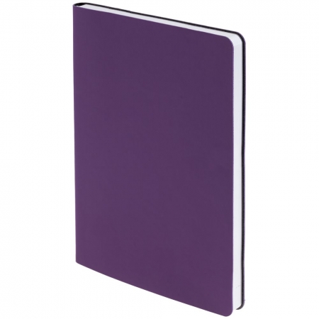 Ежедневник Flex Shall, недатированный, фиолетовый, с белой бумагой купить с нанесением логотипа оптом на заказ в интернет-магазине Санкт-Петербург
