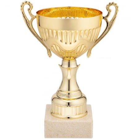 Кубок Dazzle, золотистый купить с нанесением логотипа оптом на заказ в интернет-магазине Санкт-Петербург