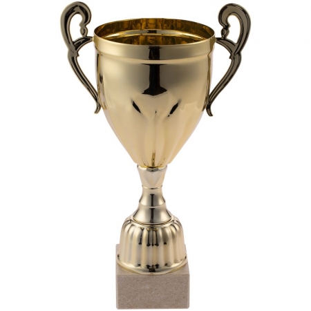 Кубок Eclat, малый, золотистый купить с нанесением логотипа оптом на заказ в интернет-магазине Санкт-Петербург