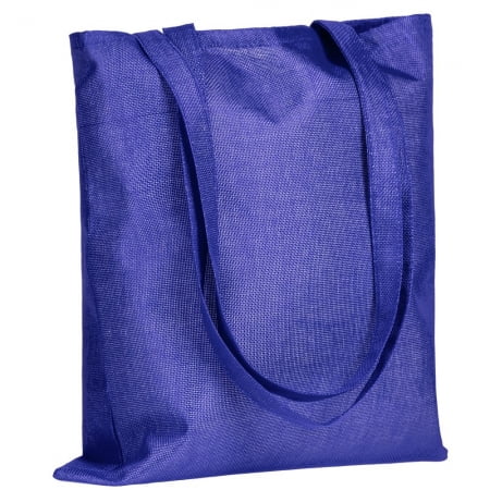 Сумка для покупок Foster Mart, синяя купить с нанесением логотипа оптом на заказ в интернет-магазине Санкт-Петербург
