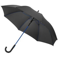 Зонт-трость с цветными спицами Color Power, синий купить с нанесением логотипа оптом на заказ в интернет-магазине Санкт-Петербург