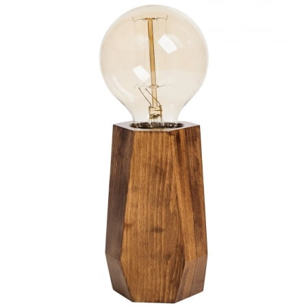 Лампа настольная Wood Job купить с нанесением логотипа оптом на заказ в интернет-магазине Санкт-Петербург