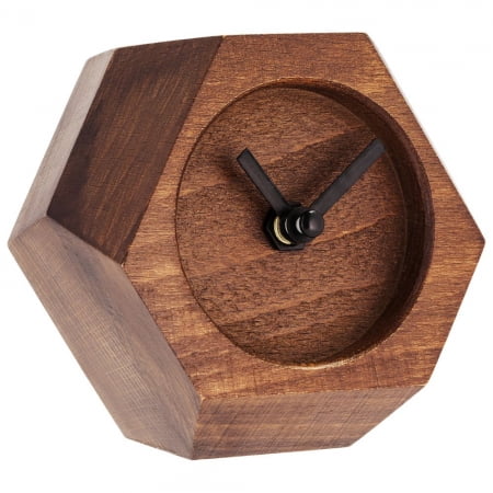 Часы настольные Wood Job купить с нанесением логотипа оптом на заказ в интернет-магазине Санкт-Петербург