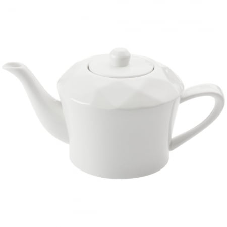 Чайник Diamante Bianco, белый купить с нанесением логотипа оптом на заказ в интернет-магазине Санкт-Петербург