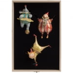 Набор из 3 авторских елочных игрушек Circus Collection: барабанщик, акробат и слон