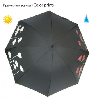 Зонты с эффектным нанесением на заказ в СПб