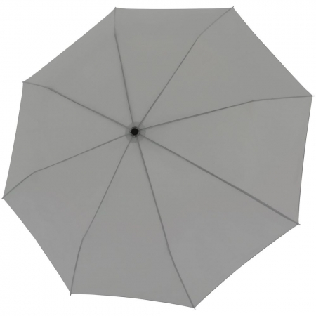 Зонт складной Trend Mini, серый купить с нанесением логотипа оптом на заказ в интернет-магазине Санкт-Петербург