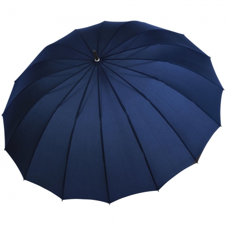 Зонт-трость Hit Golf, темно-синий купить с нанесением логотипа оптом на заказ в интернет-магазине Санкт-Петербург