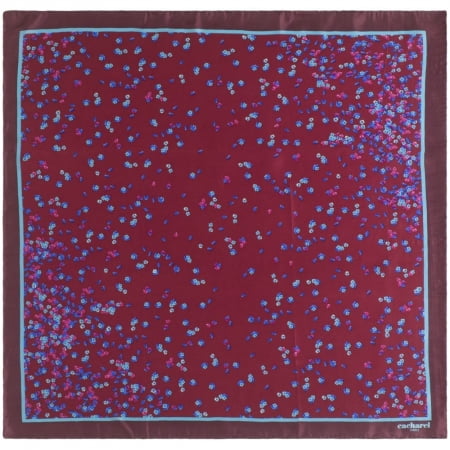 Платок Tourbillon Silk, бордовый купить с нанесением логотипа оптом на заказ в интернет-магазине Санкт-Петербург