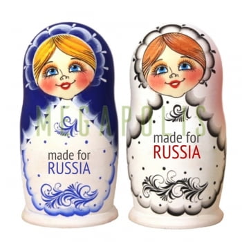 Матрешка с логотипом Made for Russia купить