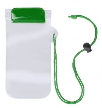Водозащитный чехол Waterpro, зеленый купить с нанесением логотипа оптом на заказ в интернет-магазине Санкт-Петербург