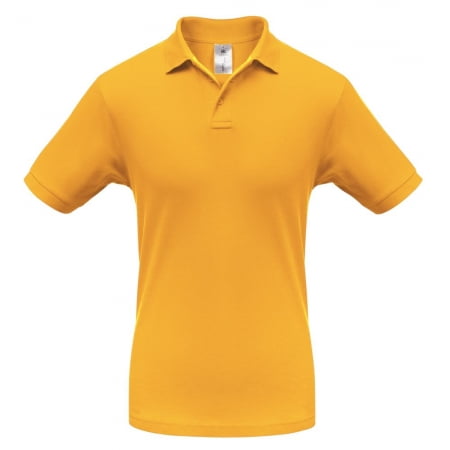 Рубашка поло Safran желтая купить с нанесением логотипа оптом на заказ в интернет-магазине Санкт-Петербург