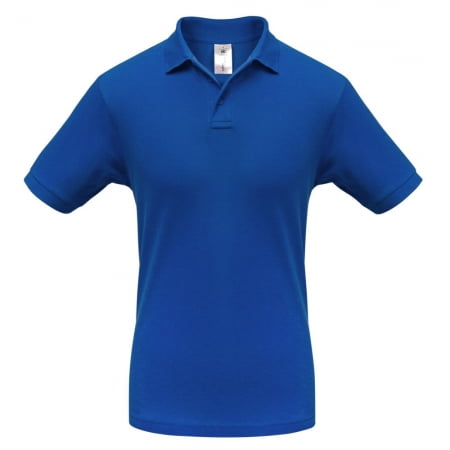 Рубашка поло Safran ярко-синяя купить с нанесением логотипа оптом на заказ в интернет-магазине Санкт-Петербург