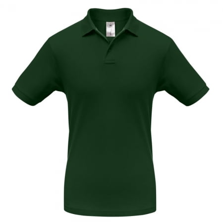 Рубашка поло Safran темно-зеленая купить с нанесением логотипа оптом на заказ в интернет-магазине Санкт-Петербург