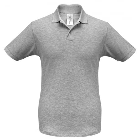 Рубашка поло Safran серый меланж купить с нанесением логотипа оптом на заказ в интернет-магазине Санкт-Петербург