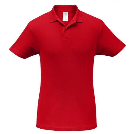 Рубашка поло ID.001 красная купить с нанесением логотипа оптом на заказ в интернет-магазине Санкт-Петербург