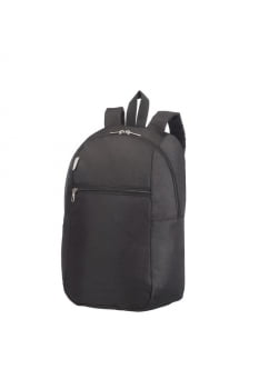 Складной рюкзак Travel Accessor V, черный купить с нанесением логотипа оптом на заказ в интернет-магазине Санкт-Петербург