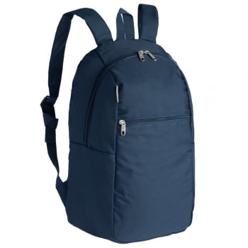Складной рюкзак Travel Accessor V, синий купить с нанесением логотипа оптом на заказ в интернет-магазине Санкт-Петербург