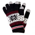 Зимние вязаные перчатки  для сенсорных экранов